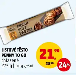 Penny Market LISTOVÉ TĚSTO PENNY TO GO nabídka