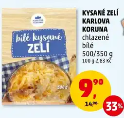Penny Market KYSANÉ ZELÍ KARLOVA KORUNA nabídka
