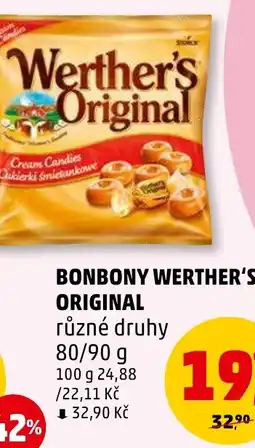 Penny Market BONBONY WERTHER'S ORIGINAL nabídka