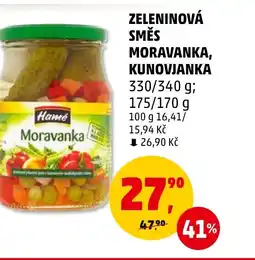Penny Market ZELENINOVÁ SMĚS MORAVANKA, KUNOVJANKA nabídka