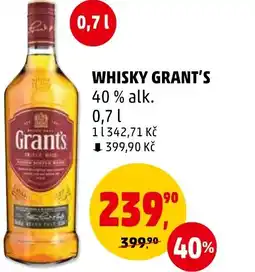 Penny Market WHISKY GRANT'S 0.7L nabídka