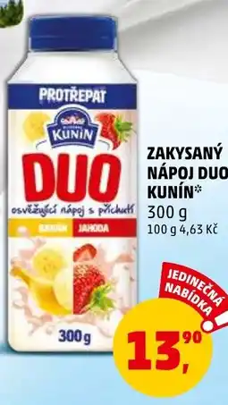 Penny Market ZAKYSANÝ NÁPOJ DUO KUNÍN nabídka