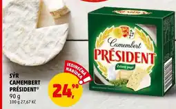 Penny Market SÝR CAMEMBERT PRÉSIDENT nabídka