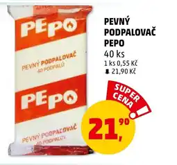 Penny Market PEVNÝ PODPALOVAČ PEPO nabídka