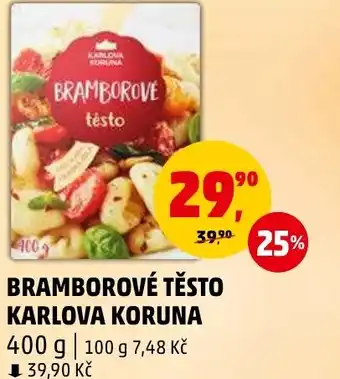 Penny Market BRAMBOROVÉ TĚSTO KARLOVA KORUNA nabídka