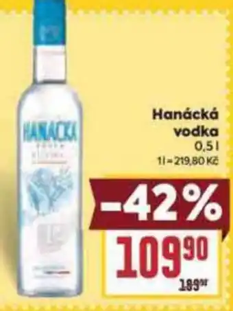 Billa Hanácká vodka 0,5L nabídka