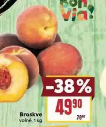 Billa Broskve nabídka
