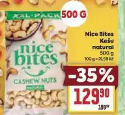 Billa Nice Bites Kešu natural nabídka