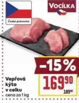 Billa Vepřová kýta v celku nabídka