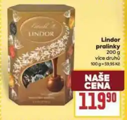 Billa Lindor pralinky nabídka