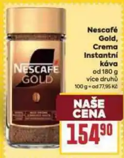 Billa Nescafé Gold, Crema Instantní Κάνα nabídka