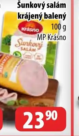 Partner Maloobchodní síť Šunkový salám krájený balený nabídka