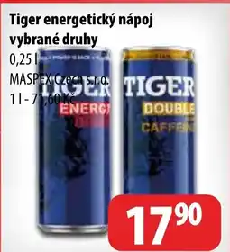 Partner Maloobchodní síť Tiger energetický nápoj vybrané druhy nabídka