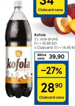 Tesco Kofola 2L nabídka