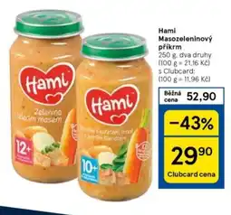 Tesco Hami Masozeleninový příkrm nabídka