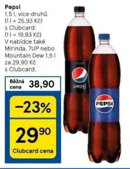 Tesco Pepsi 1.5L nabídka