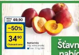 Tesco Nektarinky nabídka