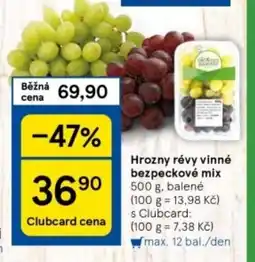 Tesco Hrozny révy vinné bezpeckové mix nabídka