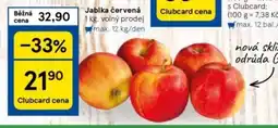 Tesco Jablka červená nabídka