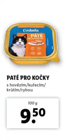 Lidl Coshida PÂTÉ PRO KOČKY nabídka