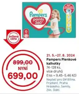 Tesco Pampers Plenkové kalhotky nabídka