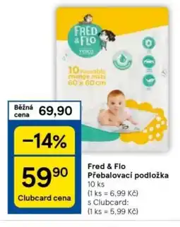 Tesco Fred & Flo Přebalovací podložka nabídka