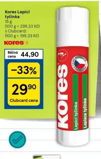 Tesco Kores Lepicí tyčinka nabídka