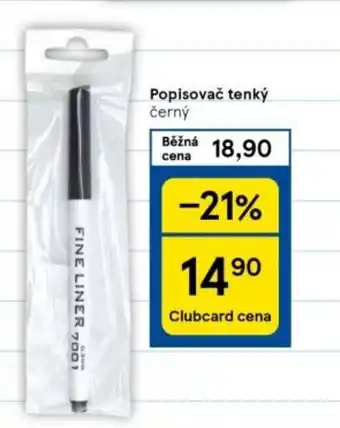 Tesco Popisovač tenký nabídka