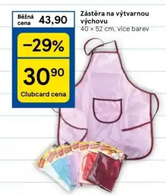 Tesco Zástěra na výtvarnou výchovu nabídka