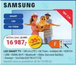 Planeo Elektro SAMSUNG LED SMART TV nabídka