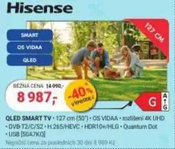 Planeo Elektro Hisense QLED SMART TV nabídka