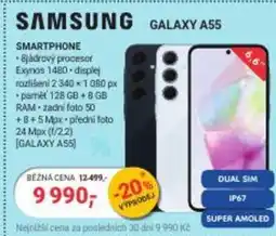 Planeo Elektro SAMSUNG GALAXY A55 SMARTPHONE nabídka