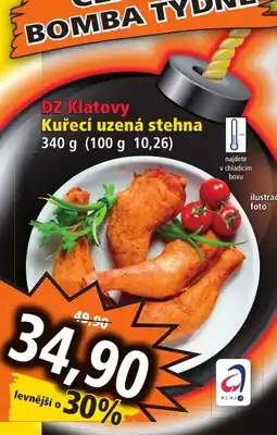 Norma DZ Klatovy Kuřecí uzená stehna nabídka