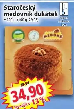 Staročeský medovník dukátek