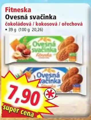 Norma Fitneska Ovesná svačinka čokoládová / kokosová / ořechová nabídka