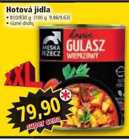 Norma Hotova Jidla nabídka