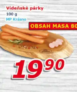 ESO MARKET Vídeňské párky nabídka
