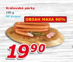 ESO MARKET Královské párky nabídka