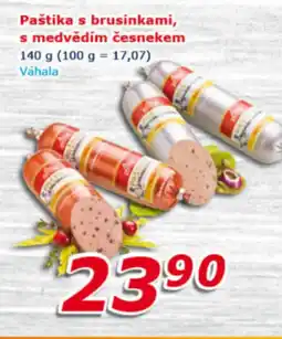 ESO MARKET Paštika s brusinkami, s medvědím česnekem nabídka