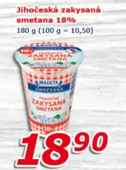 ESO MARKET Jihočeská zakysaná smetana 18% nabídka