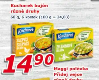 ESO MARKET Kucharek bujón různé druhy nabídka