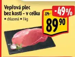 Albert Vepřová plec bez kosti v celku nabídka