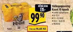 Albert Velkopopovický Kozel 10 6pack nabídka