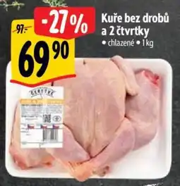 Albert Kuře bez drobů a 2 čtvrtky nabídka