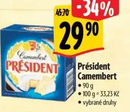 Albert Président Camembert nabídka