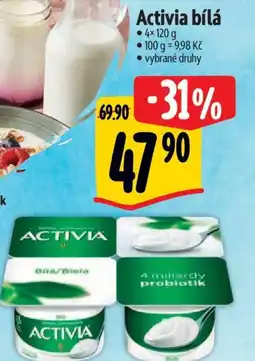 Albert Activia bílá nabídka