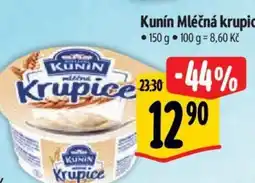 Albert Kunín Mléčná krupice nabídka