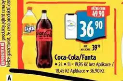 Albert Coca cola, fanta nabídka