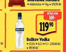 Albert Božkov vodka nabídka