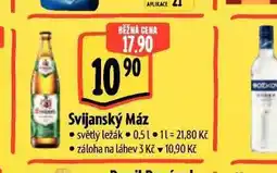 Albert Pivo svijanský máz nabídka